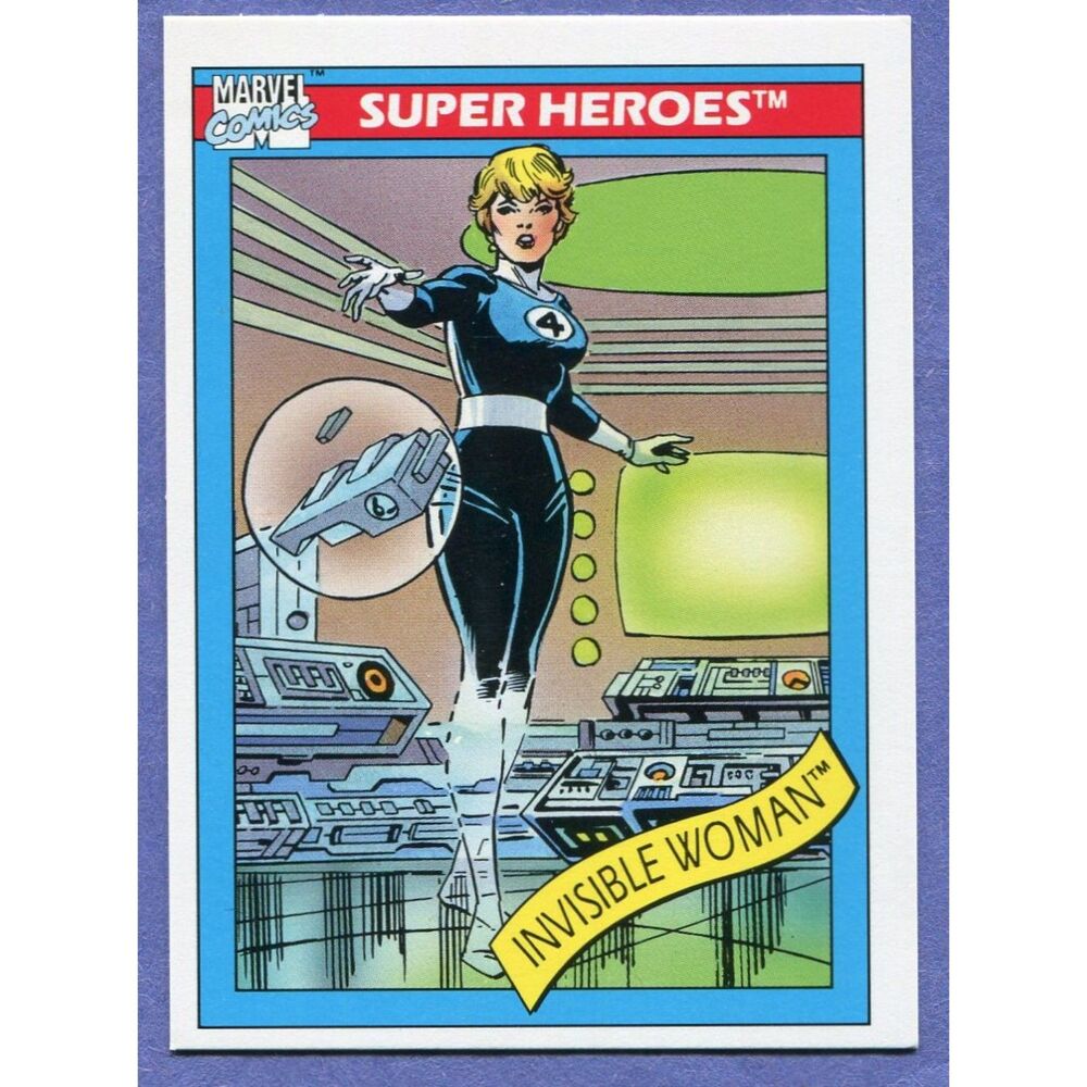 1990 Marvel Universe Card - #43 Invisible Woman